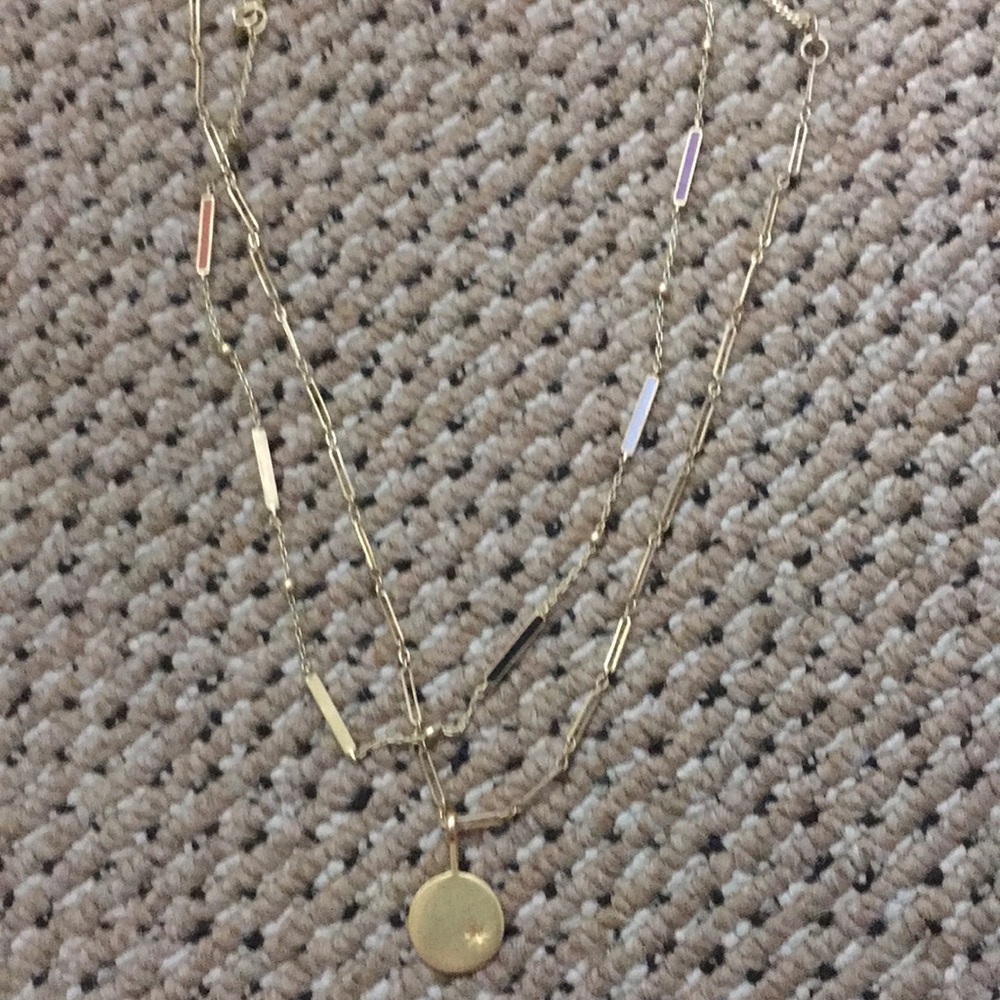 Madewell double strand necklace